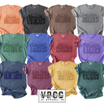 CUSTOM TONE ON TONE NEON 90S MASCOT TEES AND SWEATSHIRTS