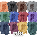 CUSTOM CHECKERED BOW TANKS, TEES AND SWEATSHIRTS