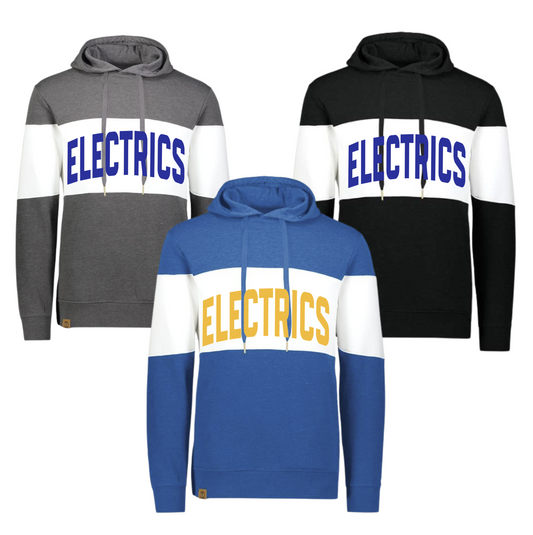 229563 Varsity Striped Hoodie- ELECTRICS