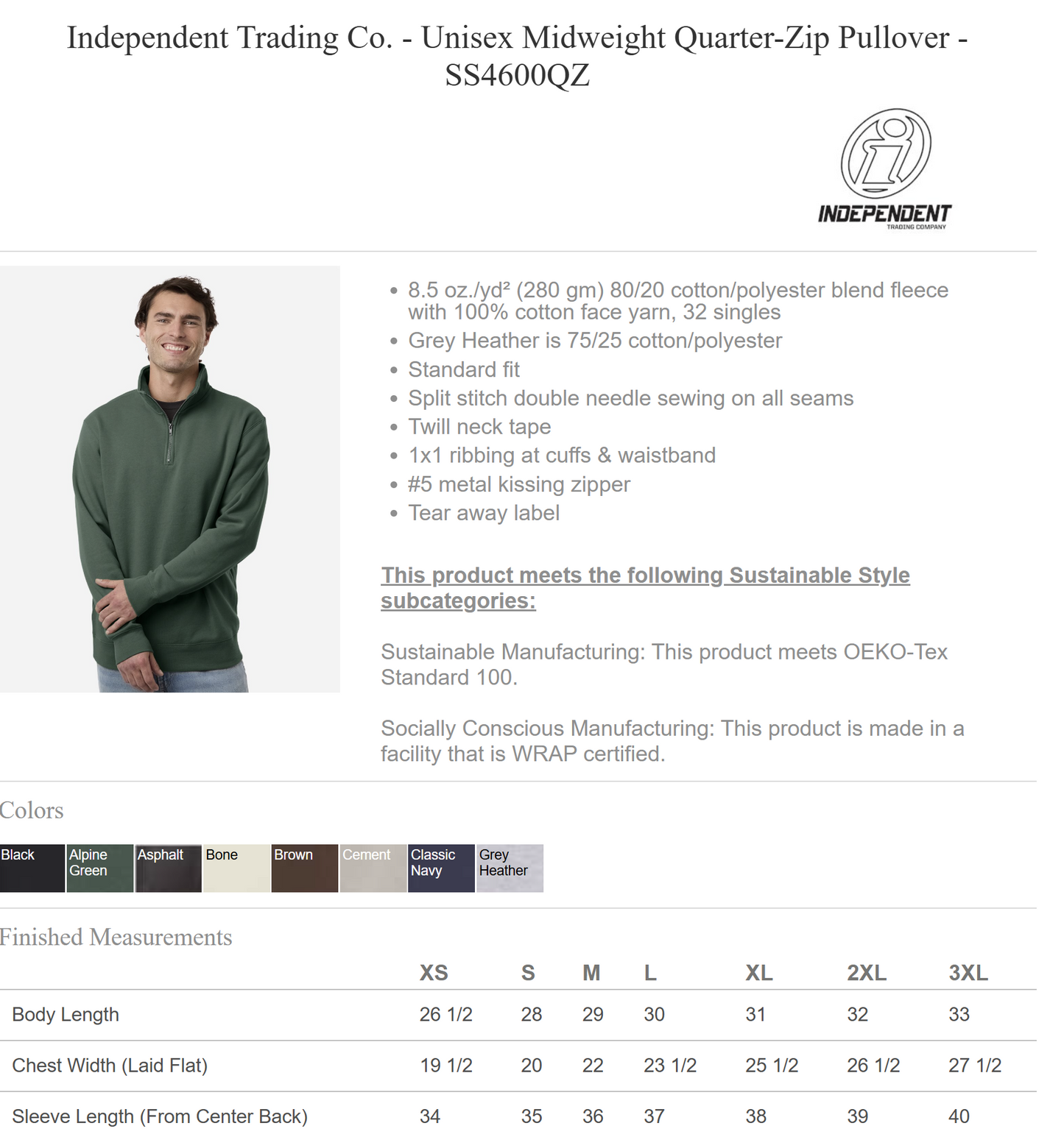 Varsity Letter Custom Glitter Embroidered 1/4 Zips- LADIES & YOUTH