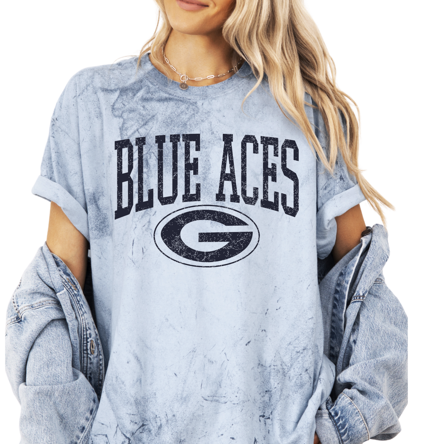 1745-BLUE ACES- TEES & SWEATSHIRTS- NAVY Blast (ADULT ONLY)