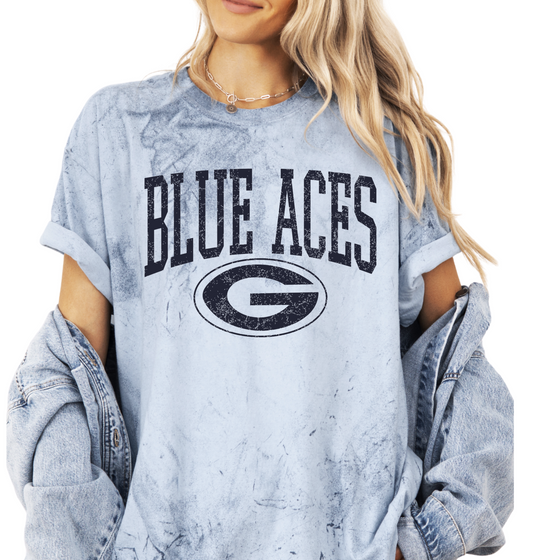 1745-BLUE ACES- TEES & SWEATSHIRTS- NAVY Blast (ADULT ONLY)