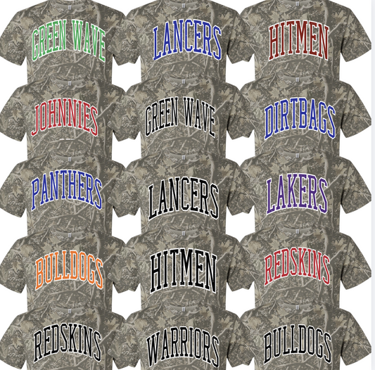 CUSTOM CAMO TEES