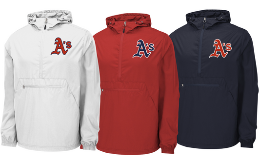 ATHLETICS A'S- Packable Anorak