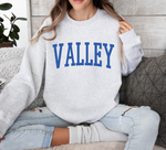 Ash (Blue print) Valley Puff sweatshirts