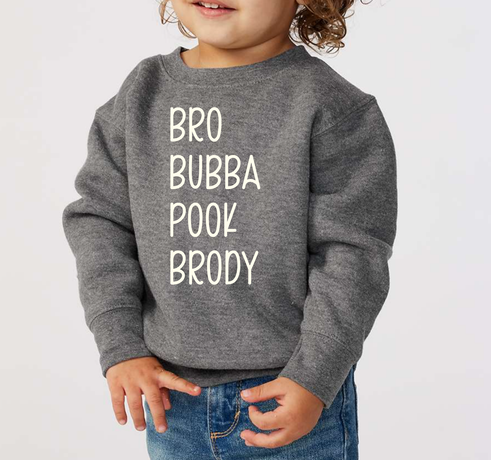 Toddler Custom Nickname Sweatshirts