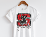 ASH Leopard Dot Distressed Generals Tee- RTS (Y XL: 1)