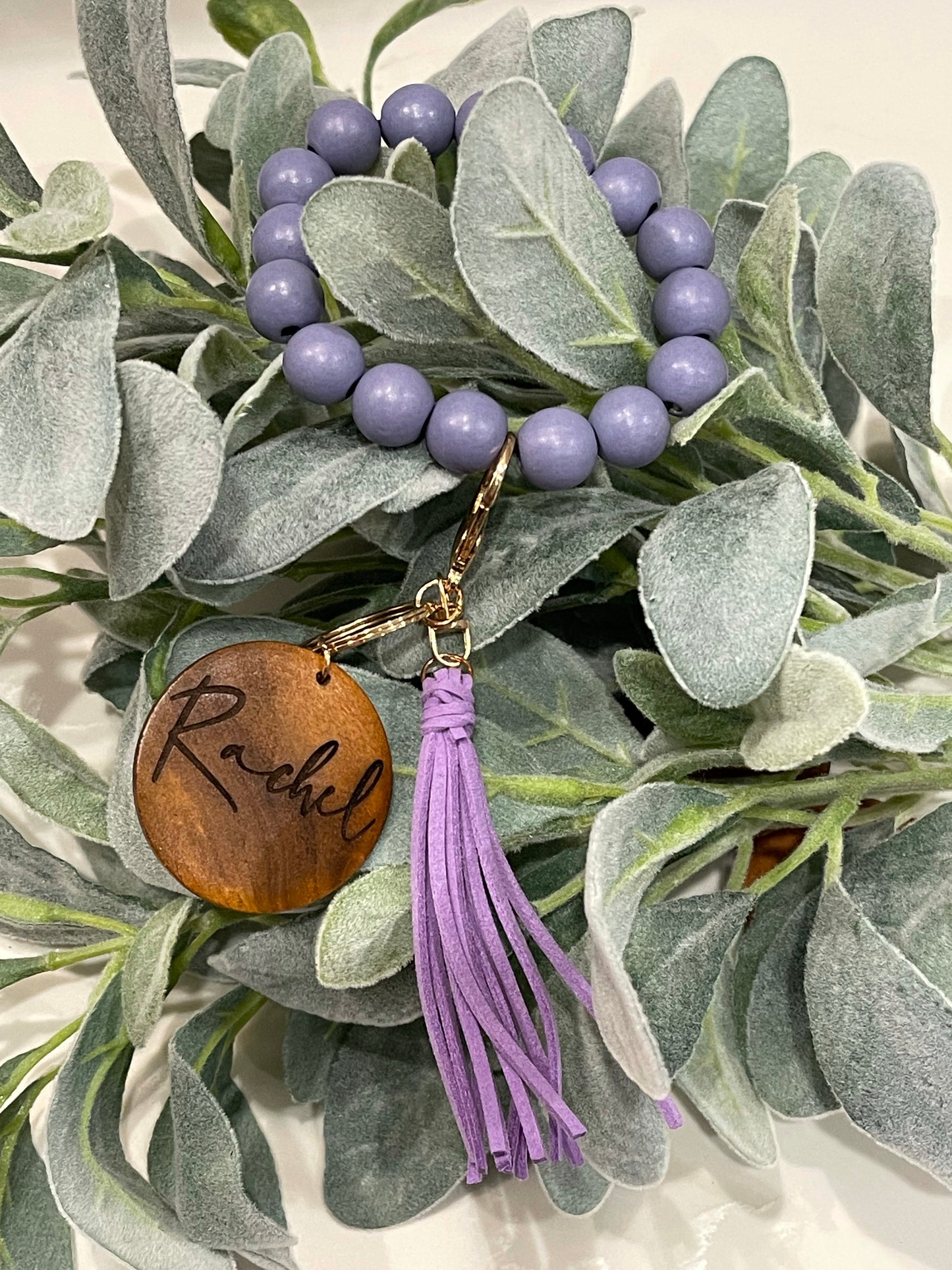 Personalized Wristlet Keychain