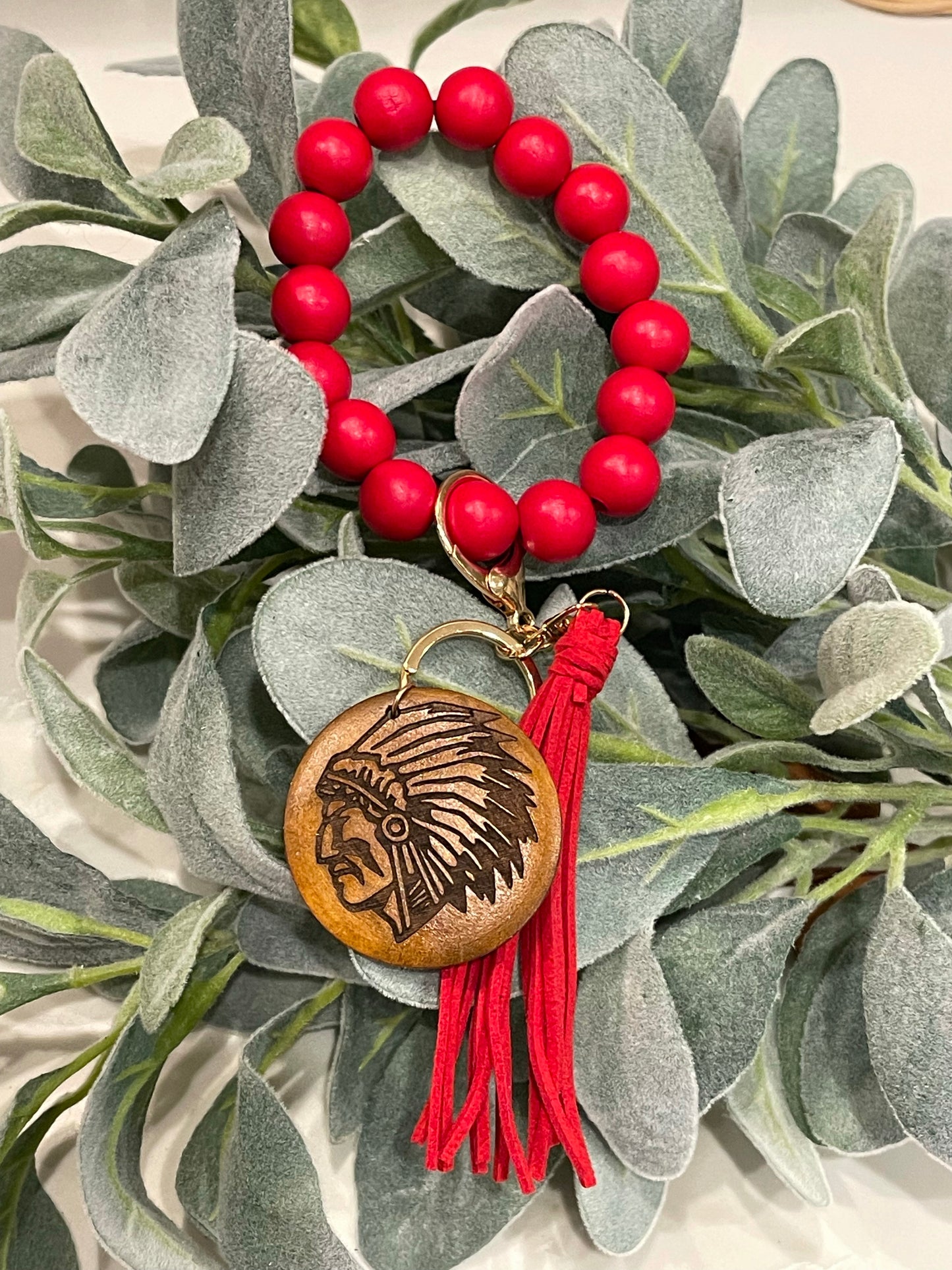 Personalized Wristlet Keychain