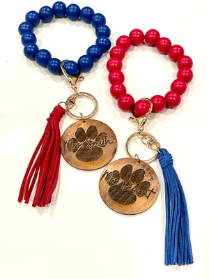 Personalized Wristlet Keychain
