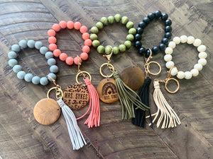 Personalized Wristlet Keychain