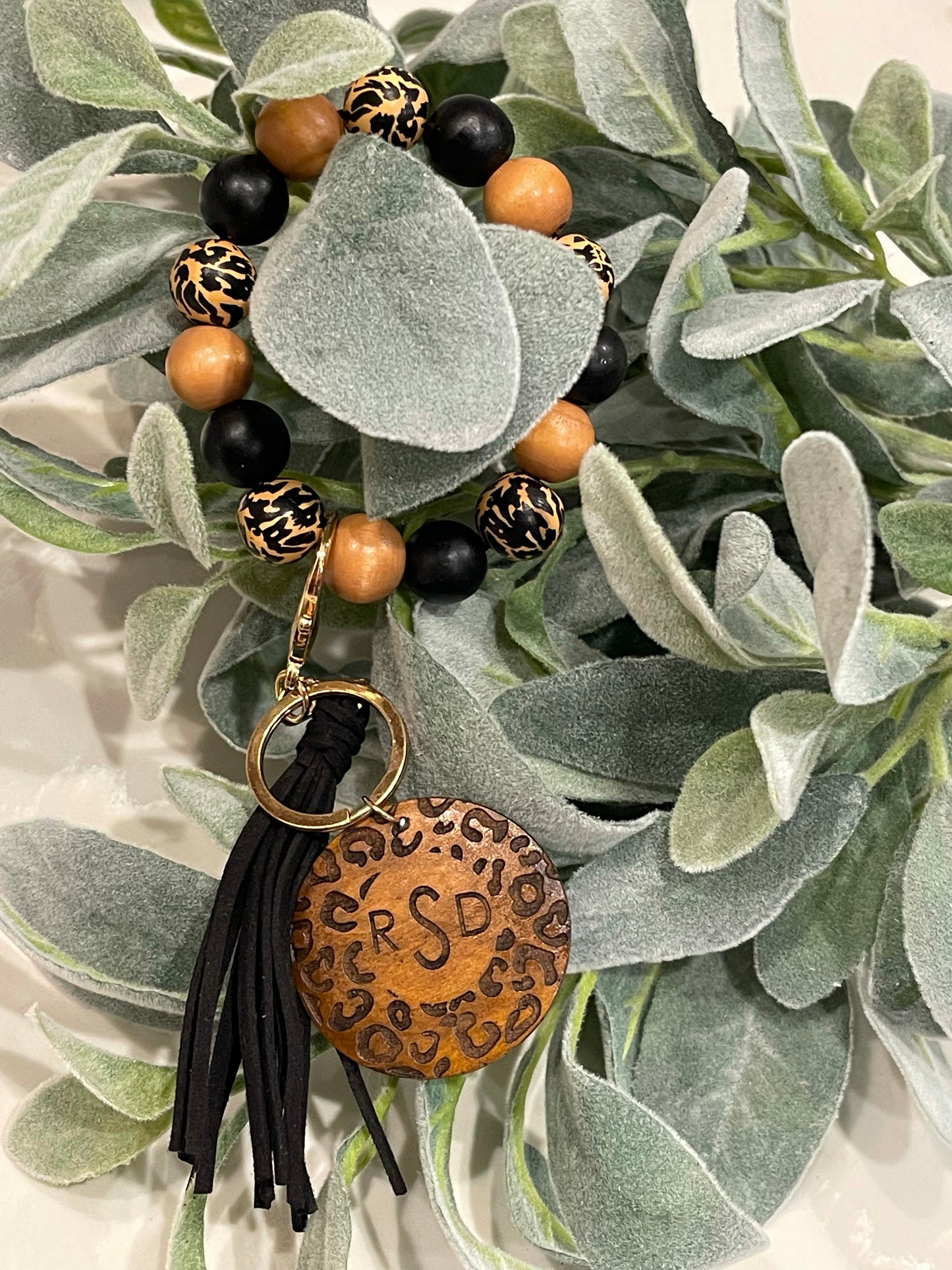 Personalized Wristlet Keychain