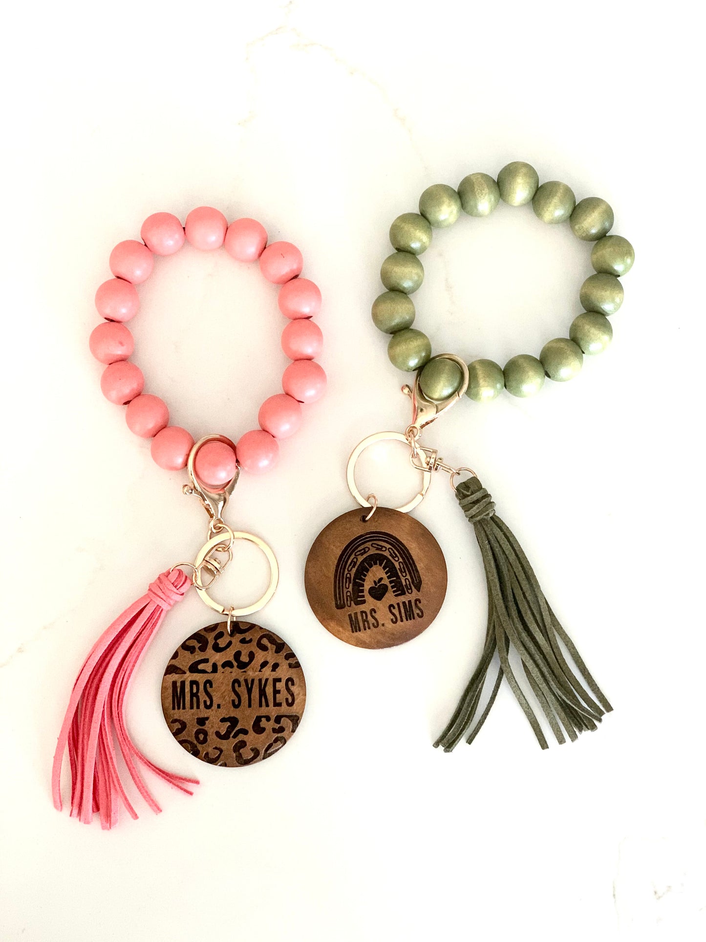 Personalized Wristlet Keychain