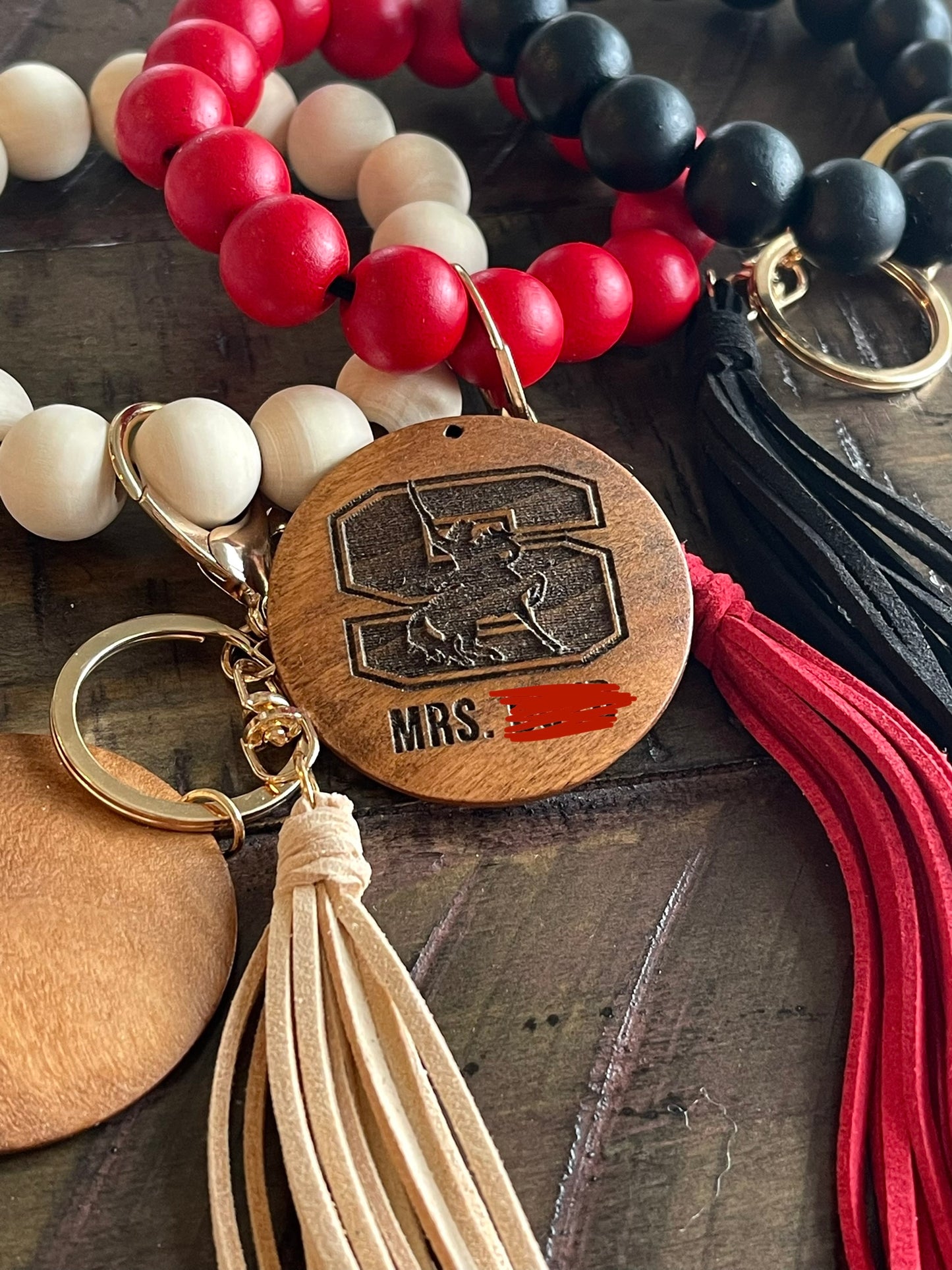 Personalized Wristlet Keychain