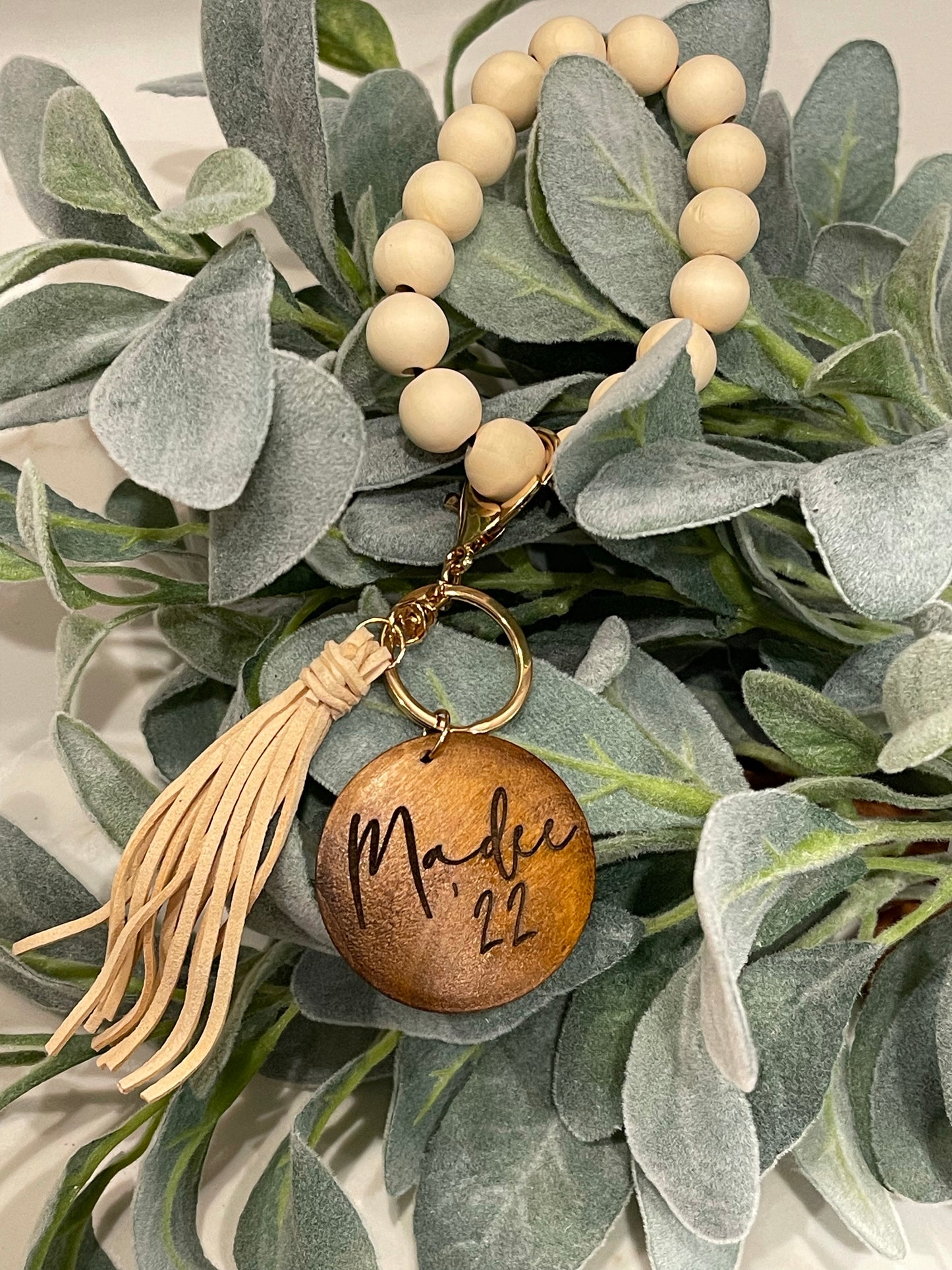 Personalized Wristlet Keychain