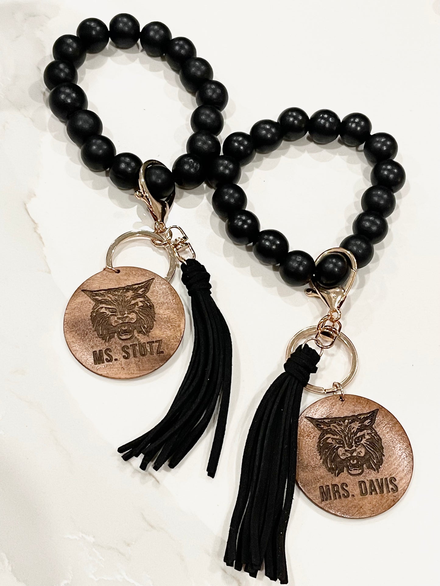 Personalized Wristlet Keychain