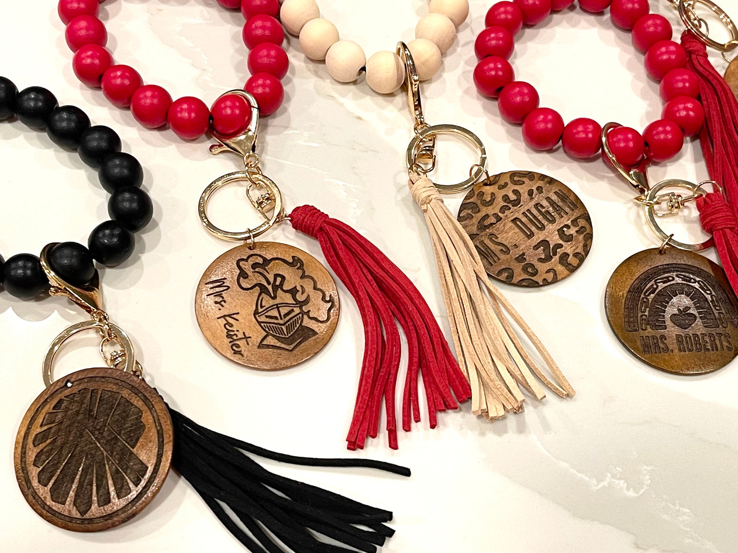 Personalized Wristlet Keychain