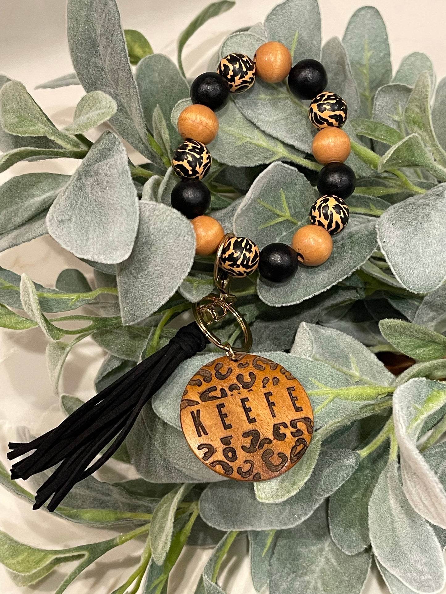 Personalized Wristlet Keychain