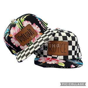 Hawaiian Floral Snapback Hats