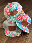 Hawaiian Floral Custom Snapback Hats